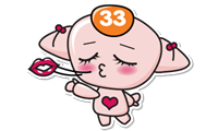 Pinkbot-blowkiss 200x120
